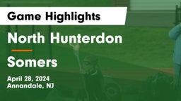 North Hunterdon  vs Somers  Game Highlights - April 28, 2024