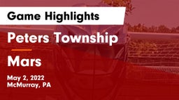 Peters Township  vs Mars  Game Highlights - May 2, 2022