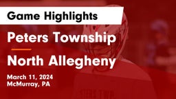 Peters Township  vs North Allegheny  Game Highlights - March 11, 2024