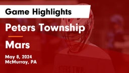 Peters Township  vs Mars  Game Highlights - May 8, 2024