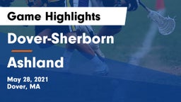 Dover-Sherborn  vs Ashland  Game Highlights - May 28, 2021