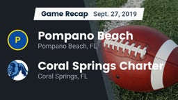 Recap: Pompano Beach  vs. Coral Springs Charter  2019