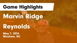 Marvin Ridge  vs Reynolds  Game Highlights - May 7, 2024