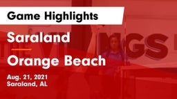 Saraland  vs Orange Beach  Game Highlights - Aug. 21, 2021