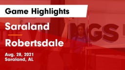 Saraland  vs Robertsdale  Game Highlights - Aug. 28, 2021