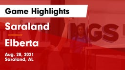 Saraland  vs Elberta  Game Highlights - Aug. 28, 2021