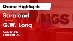 Saraland  vs G.W. Long  Game Highlights - Aug. 28, 2021