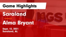 Saraland  vs Alma Bryant  Game Highlights - Sept. 13, 2021