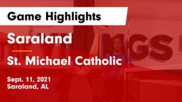 Saraland  vs St. Michael Catholic  Game Highlights - Sept. 11, 2021