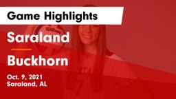 Saraland  vs Buckhorn  Game Highlights - Oct. 9, 2021
