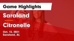 Saraland  vs Citronelle  Game Highlights - Oct. 13, 2021
