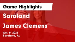Saraland  vs James Clemens  Game Highlights - Oct. 9, 2021