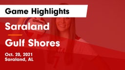 Saraland  vs Gulf Shores  Game Highlights - Oct. 20, 2021