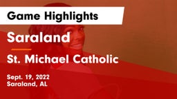 Saraland  vs St. Michael Catholic  Game Highlights - Sept. 19, 2022