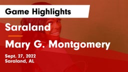Saraland  vs Mary G. Montgomery  Game Highlights - Sept. 27, 2022