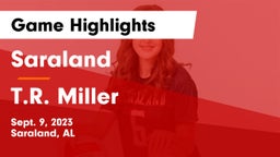 Saraland  vs T.R. Miller  Game Highlights - Sept. 9, 2023