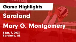 Saraland  vs Mary G. Montgomery  Game Highlights - Sept. 9, 2023