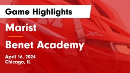 Marist  vs Benet Academy  Game Highlights - April 16, 2024