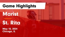 Marist  vs St. Rita  Game Highlights - May 10, 2024