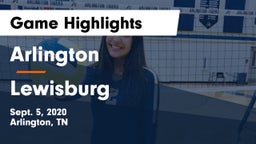 Arlington  vs Lewisburg  Game Highlights - Sept. 5, 2020
