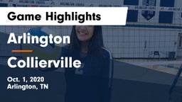 Arlington  vs Collierville  Game Highlights - Oct. 1, 2020