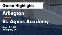 Arlington  vs St. Agnes Academy Game Highlights - Sept. 4, 2021