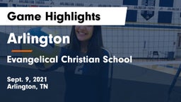 Arlington  vs Evangelical Christian School Game Highlights - Sept. 9, 2021