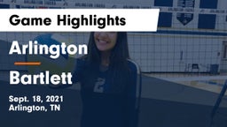 Arlington  vs Bartlett  Game Highlights - Sept. 18, 2021
