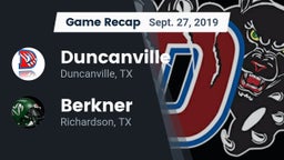 Recap: Duncanville  vs. Berkner  2019
