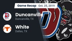 Recap: Duncanville  vs. White  2019