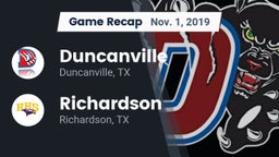 Recap: Duncanville  vs. Richardson  2019