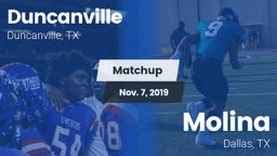 Matchup: Duncanville High vs. Molina  2019