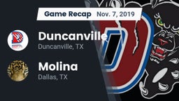 Recap: Duncanville  vs. Molina  2019