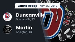 Recap: Duncanville  vs. Martin  2019
