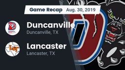 Recap: Duncanville  vs. Lancaster  2019