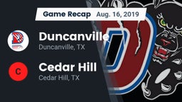 Recap: Duncanville  vs. Cedar Hill  2019