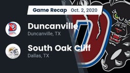 Recap: Duncanville  vs. South Oak Cliff  2020