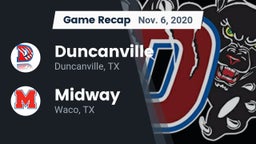 Recap: Duncanville  vs. Midway  2020