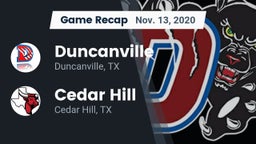 Recap: Duncanville  vs. Cedar Hill  2020
