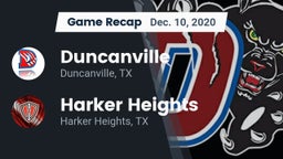 Recap: Duncanville  vs. Harker Heights  2020