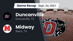 Recap: Duncanville  vs. Midway  2021