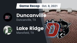 Recap: Duncanville  vs. Lake Ridge  2021