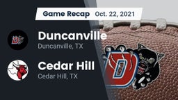 Recap: Duncanville  vs. Cedar Hill  2021