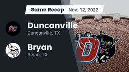 Recap: Duncanville  vs. Bryan  2022