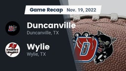 Recap: Duncanville  vs. Wylie  2022
