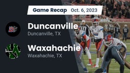 Recap: Duncanville  vs. Waxahachie  2023