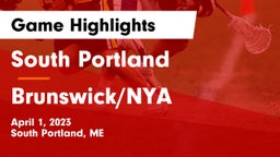 South Portland  vs Brunswick/NYA Game Highlights - April 1, 2023