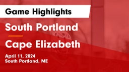 South Portland  vs Cape Elizabeth  Game Highlights - April 11, 2024