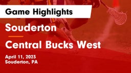 Souderton  vs Central Bucks West  Game Highlights - April 11, 2023