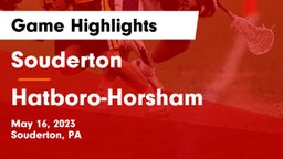 Souderton  vs Hatboro-Horsham  Game Highlights - May 16, 2023